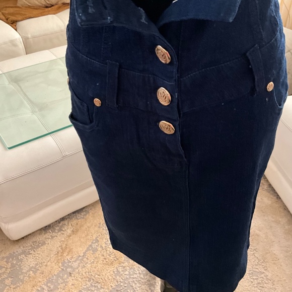 NWOT SEXY DENIM   HIGH WAISTED  CORSET PENCIL SKIRT 😍😍😍 - Picture 4 of 15